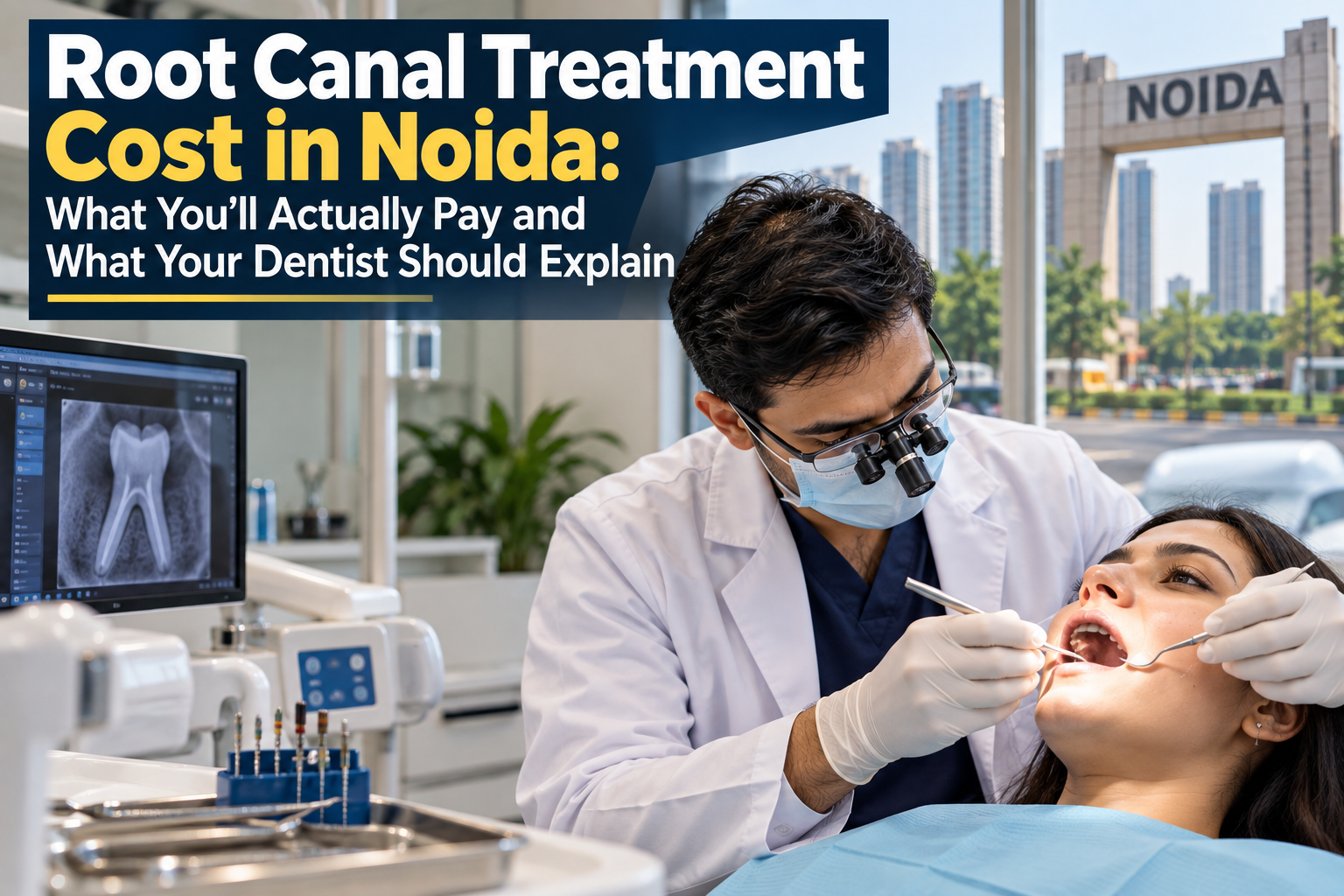 Root Canal Treatment Cost in Noida: What You’ll Actually Pay and What Your Dentist Should Explain